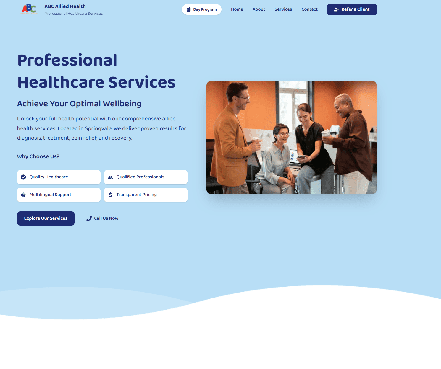 ABC Allied Health — the services site