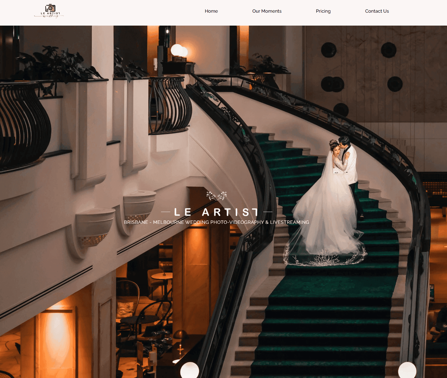 LE Artist Wedding — the studio's site