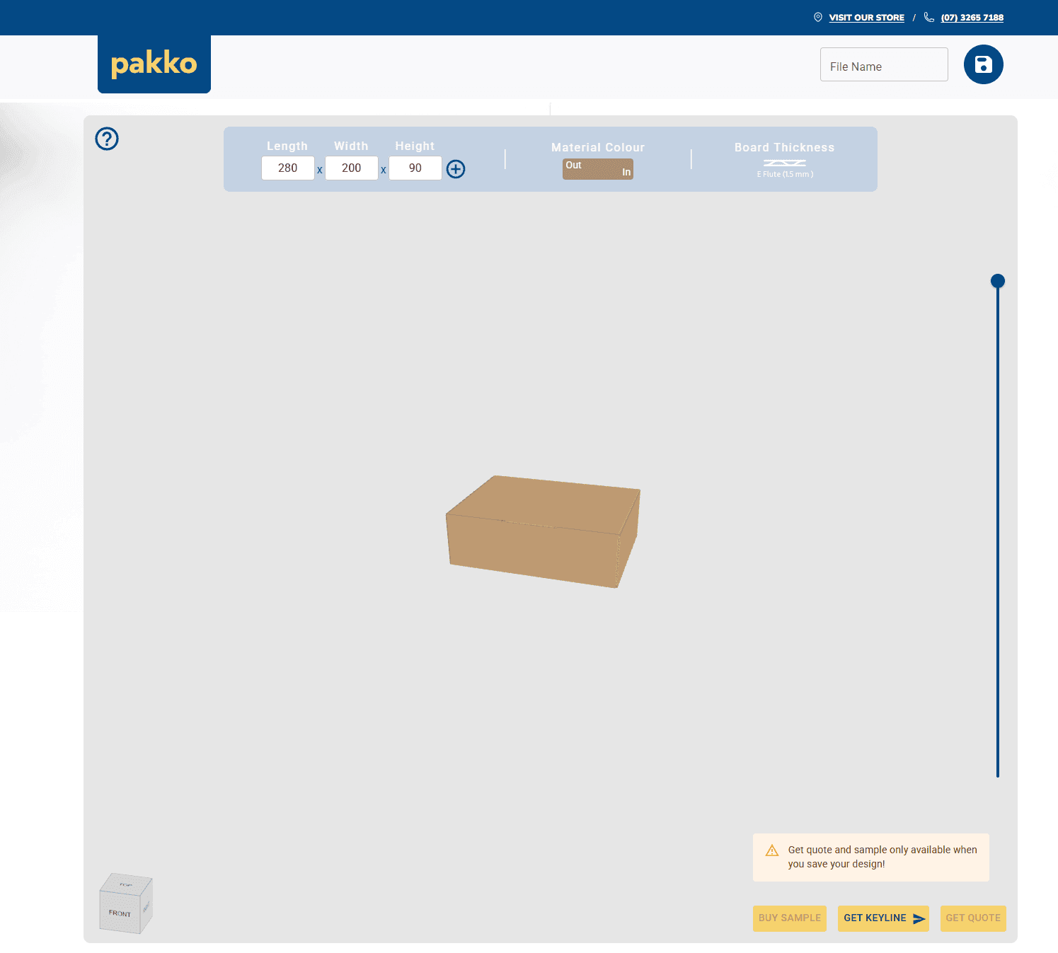Pakko IDP — the 3D packaging configurator in the browser