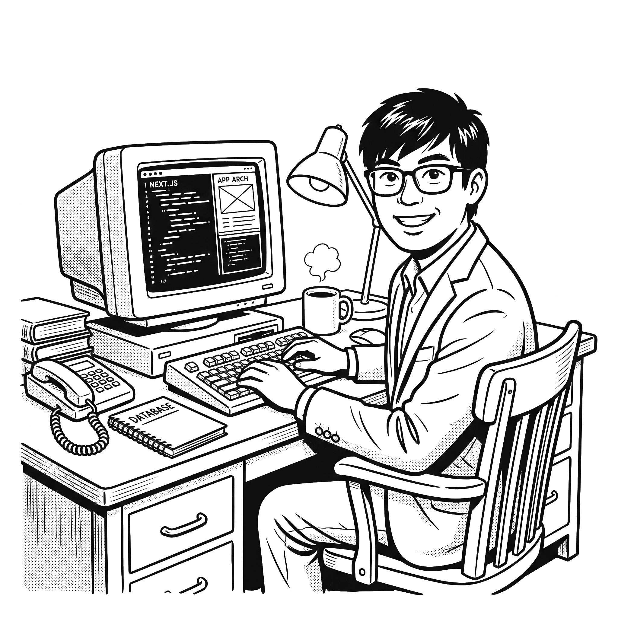 Robert Tran, in his natural habitat